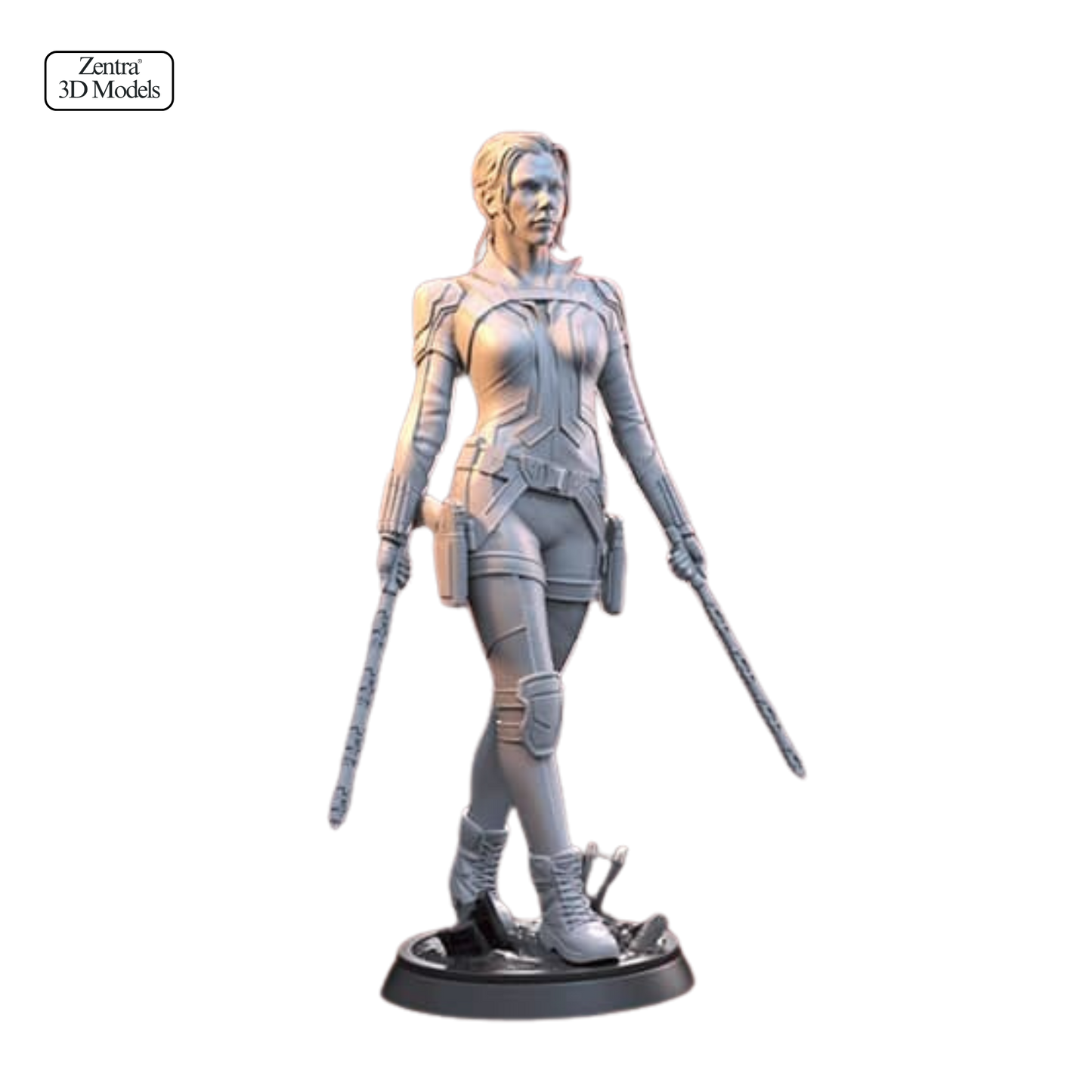 Black Widow STL File – Marvel 3D Print Figurine