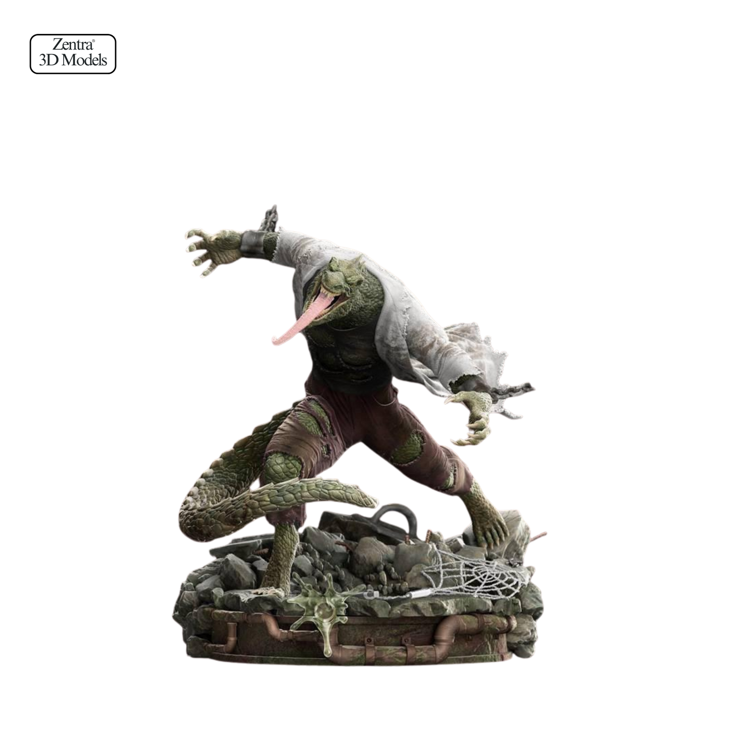 Lizard STL File – Spider-Man Marvel 3D Print