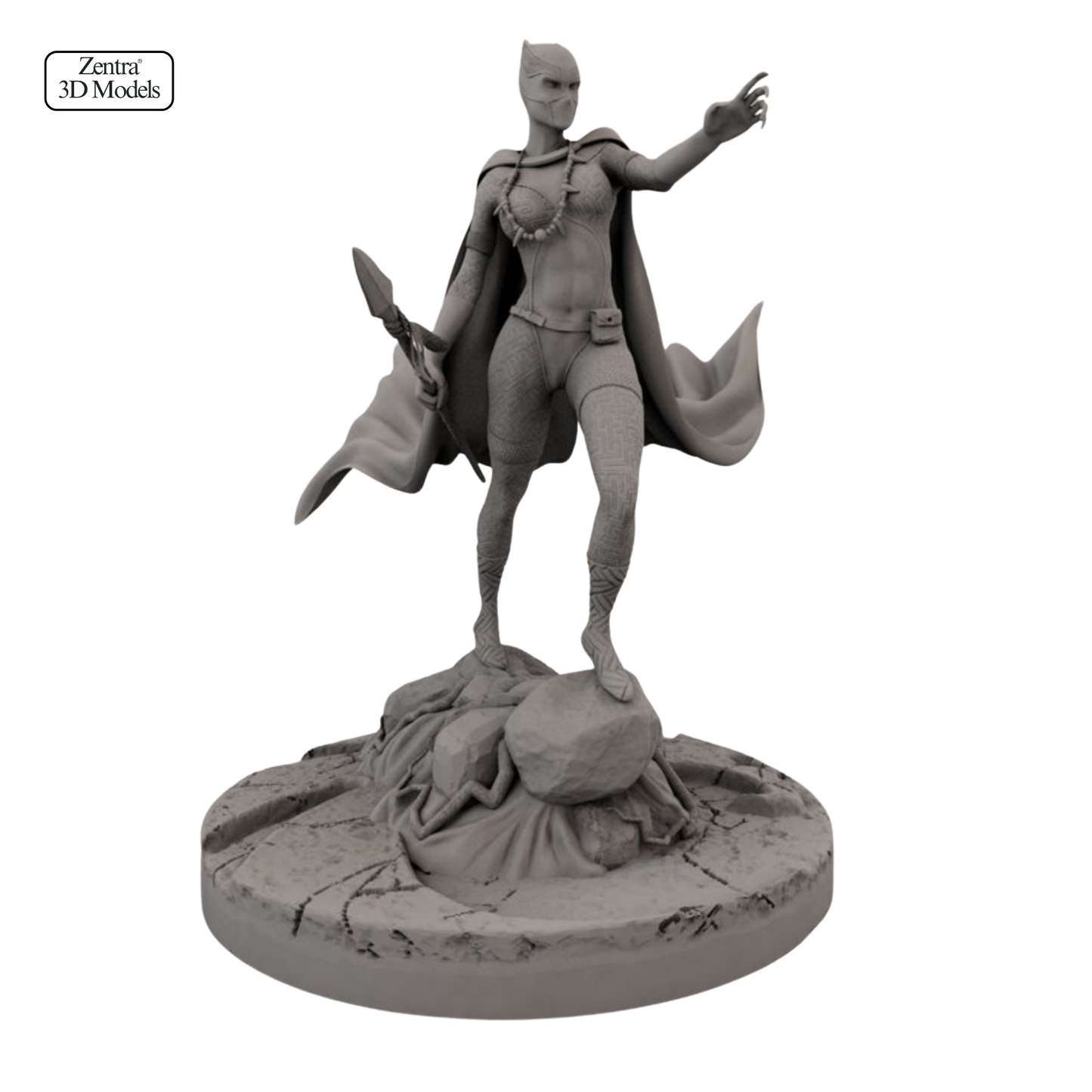 Shuri Black Panther STL File – Marvel 3D Print Model