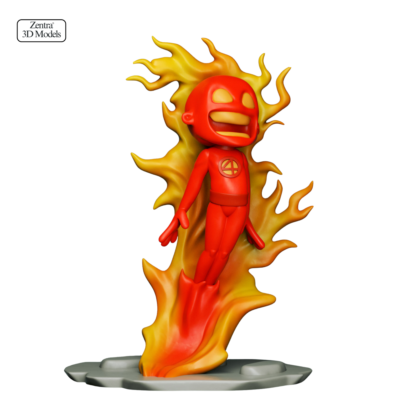 Human Torch Chibi
