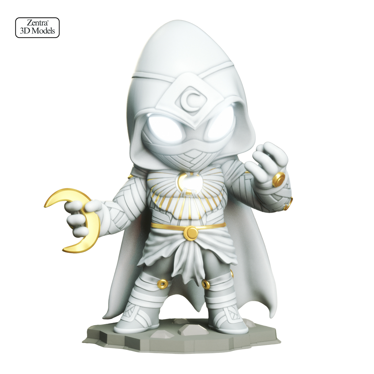 Moon Knight STL Figurine | Marvel Superhero 3D Print