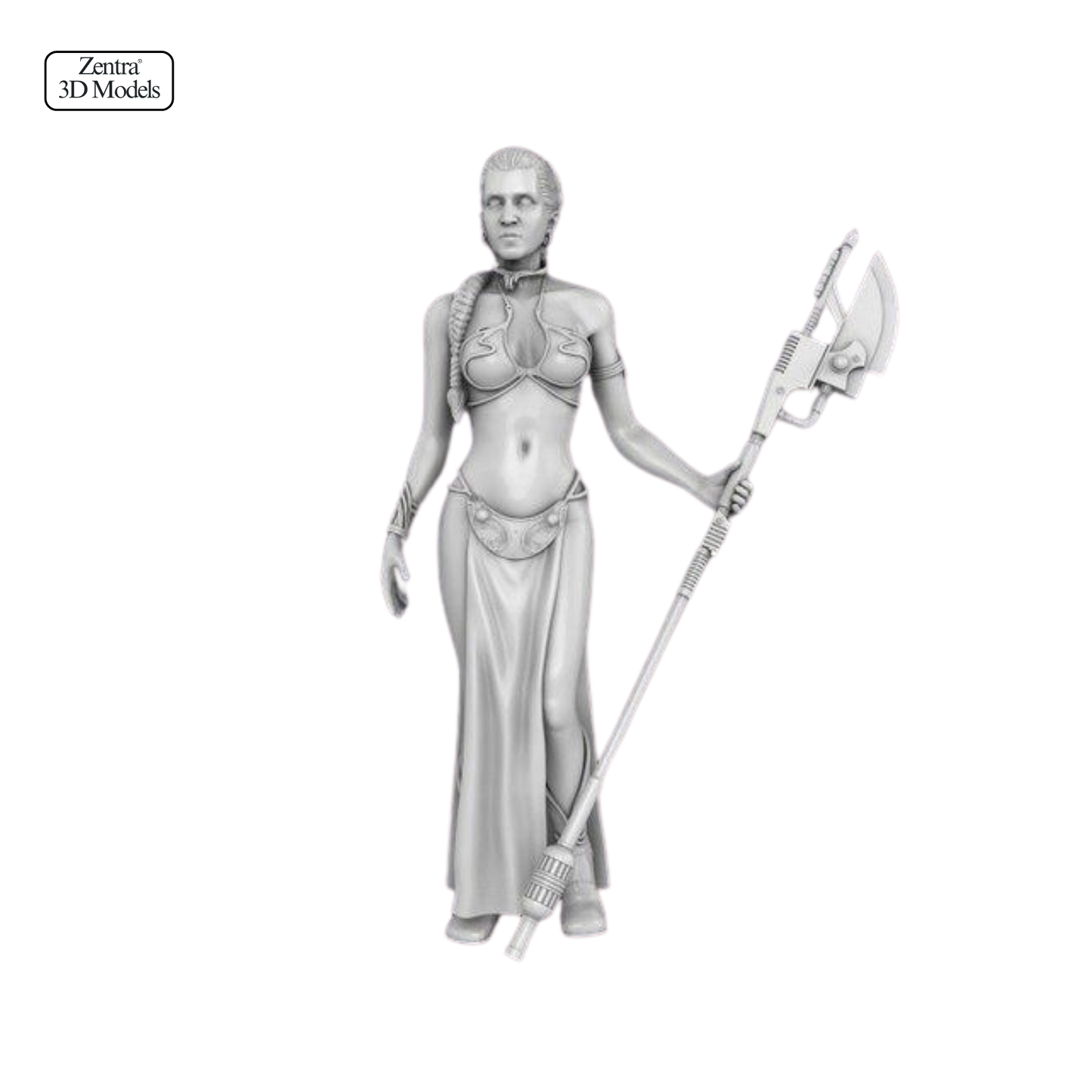 Princess Leia Slave Outfit STL | Star Wars Figurine 3D Print