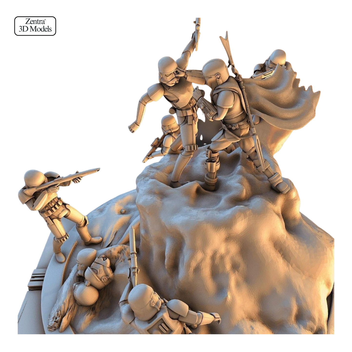 Clone Trooper STL | Star Wars Army 3D Print Model