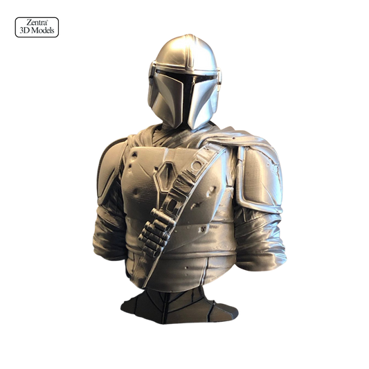 Mandalorian Helmet & Bust STL