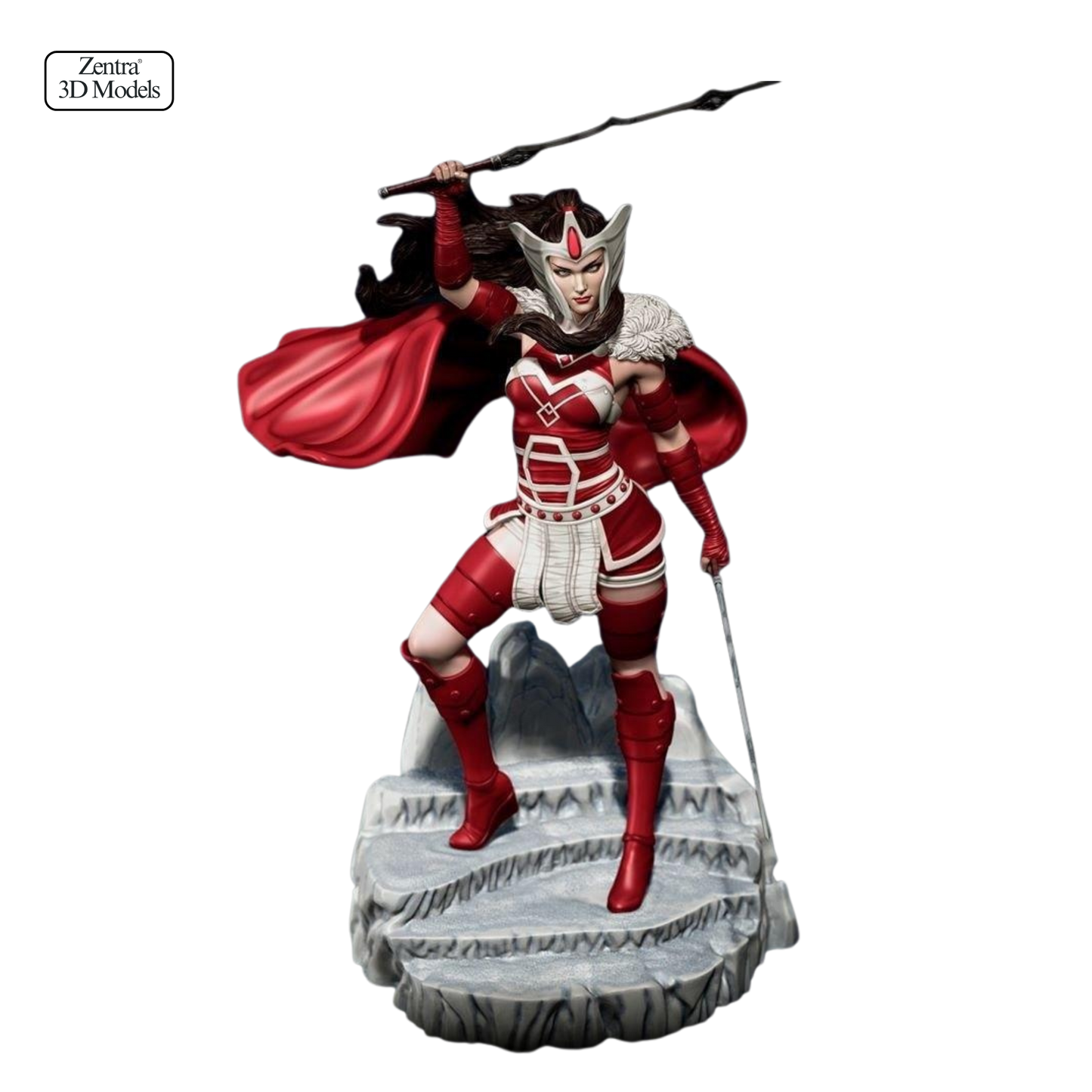 Lady Sif STL File – Thor Marvel 3D Print Model