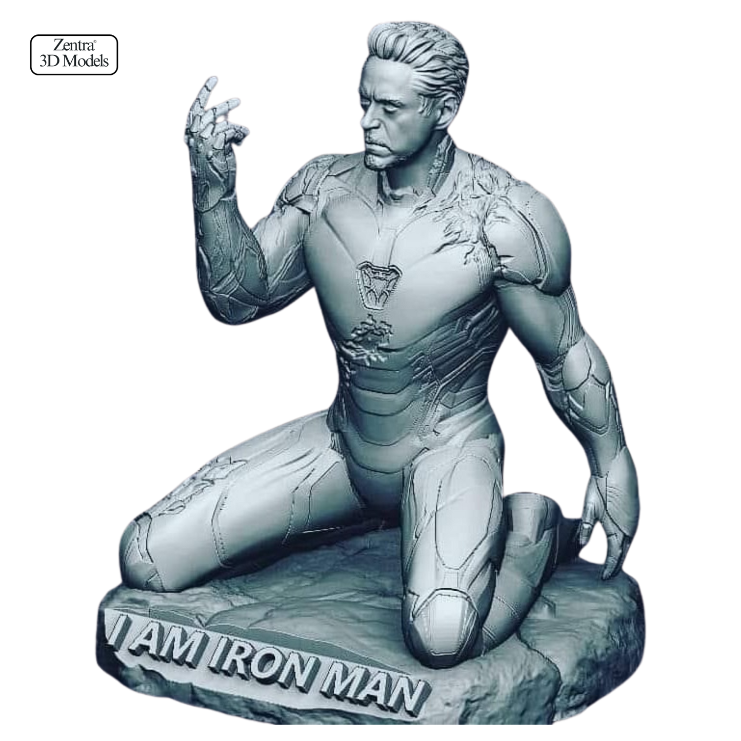 Iron Man I Am Iron Man STL File – Marvel 3D Print