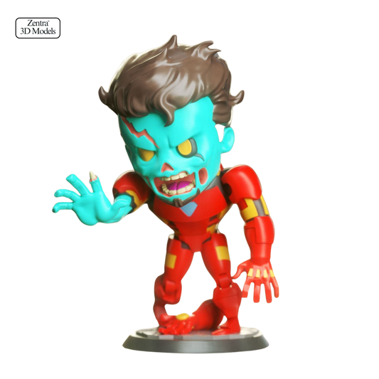 Zombie Iron Man Chibi STL