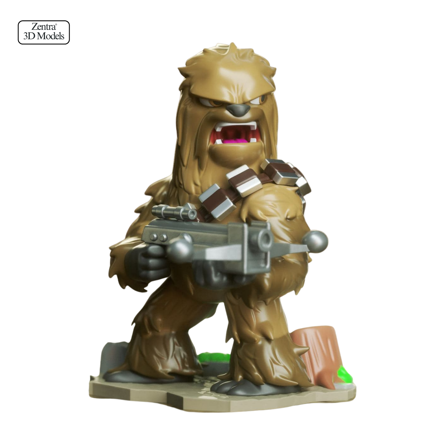 Chewbacca Chibi STL