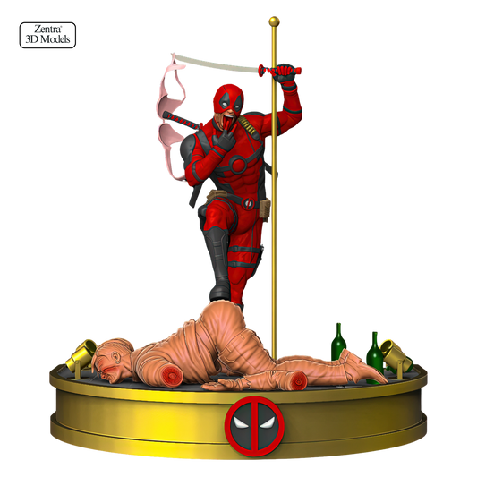 Deadpool Pole Dance STL