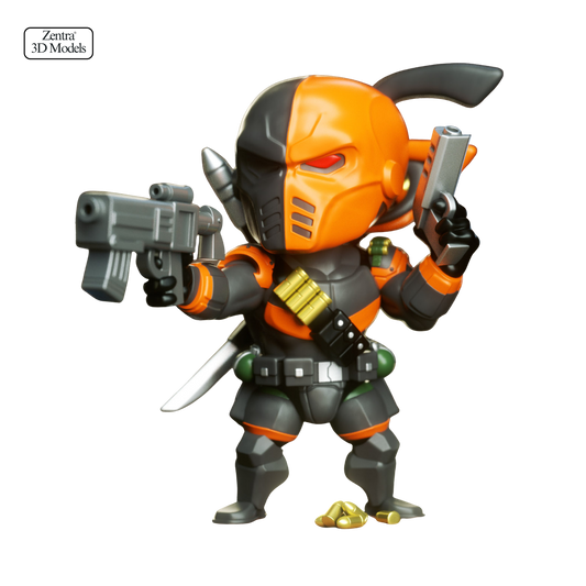 Deathstroke Chibi STL