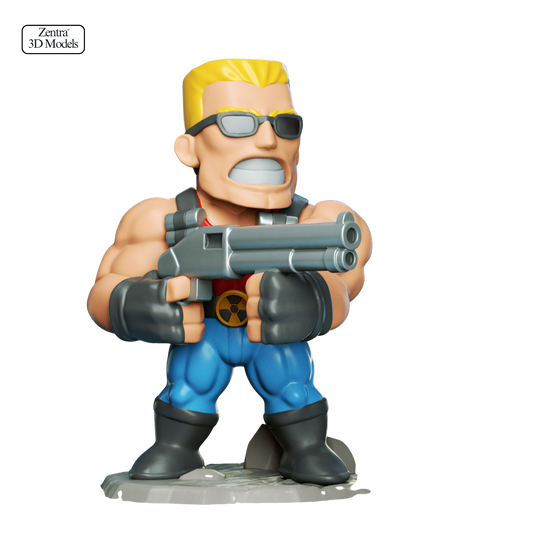 Duke Nukem Chibi STL