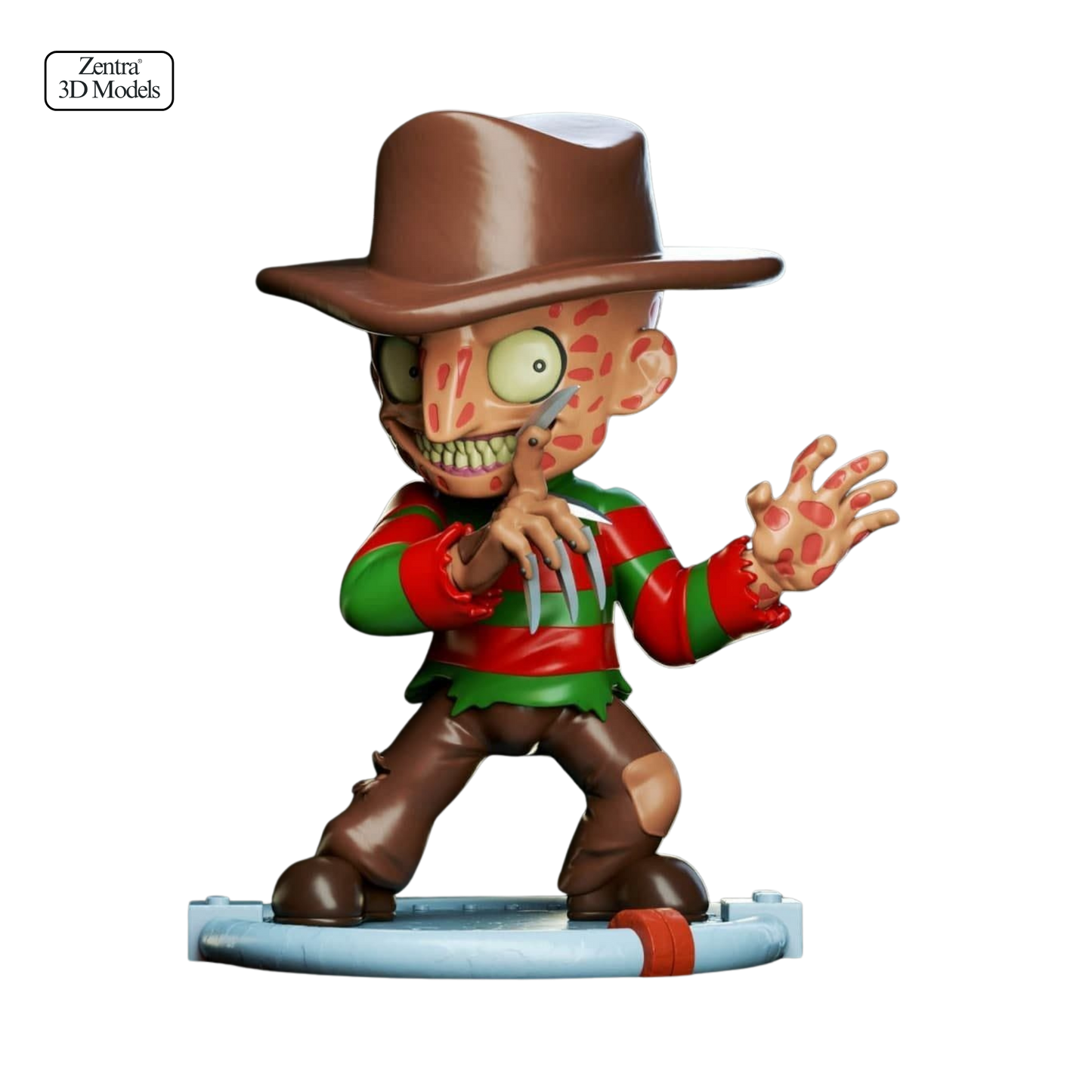 Freddy Krueger Chibi STL