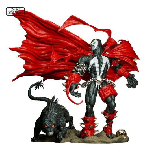 Spawn with Demonic Cape & Hellhound