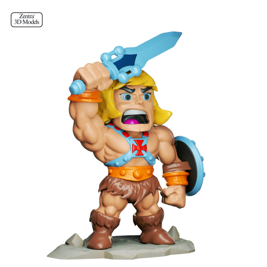 Chibi He-Man 3D Print