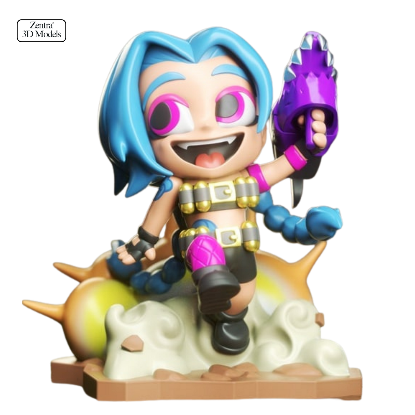 Jinx Chibi STL