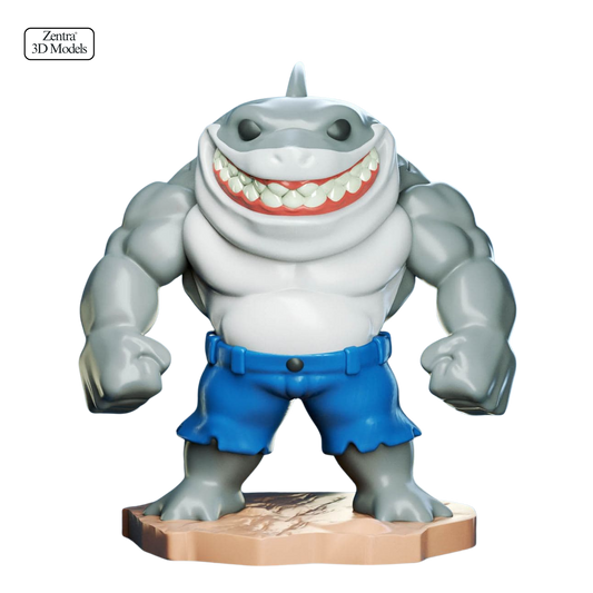 King Shark STL – Cartoon DC 3D Print Figure