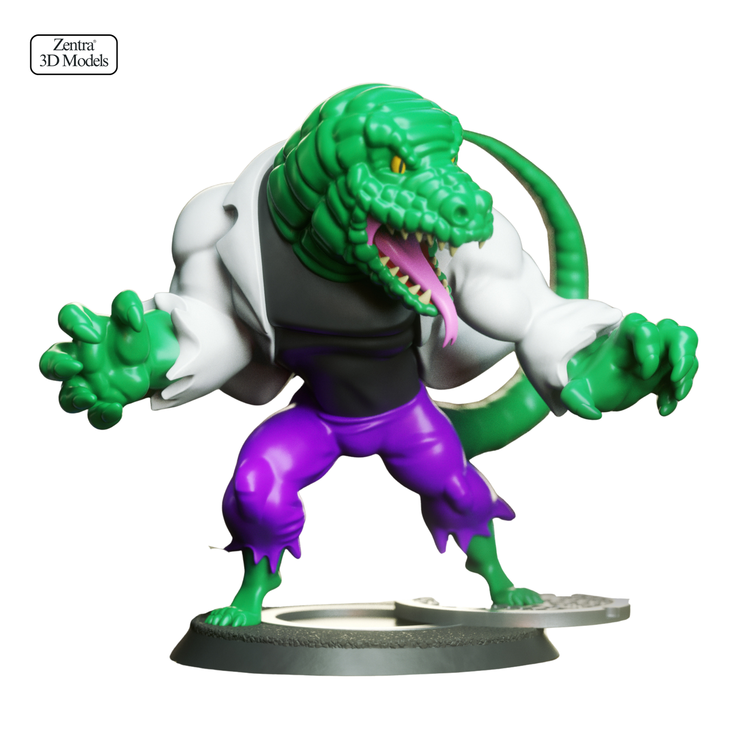 The Lizard STL – Spider-Man Villain 3D Print Model