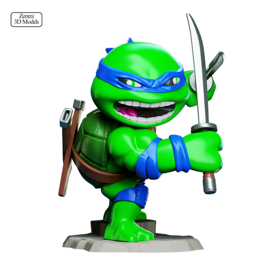 Leonardo TMNT STL – Ninja Turtle 3D Print Model