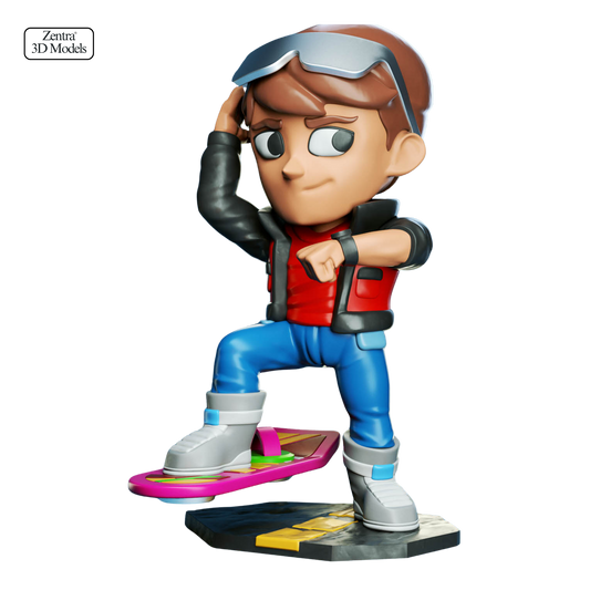 Marty McFly Hoverboard STL – Back to the Future 3D Print