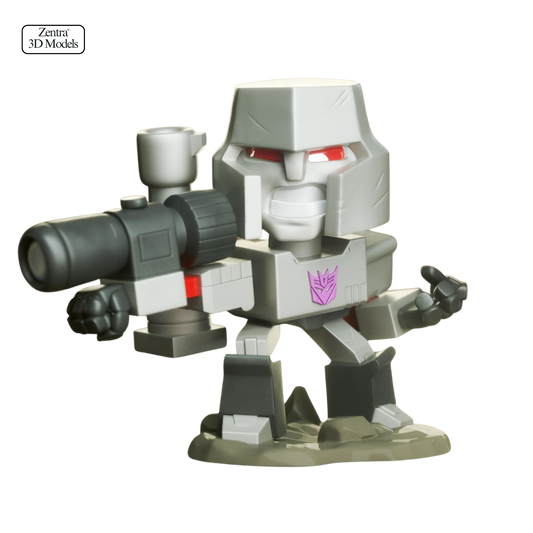 Megatron Chibi STL Model | Transformers Villain 3D Print