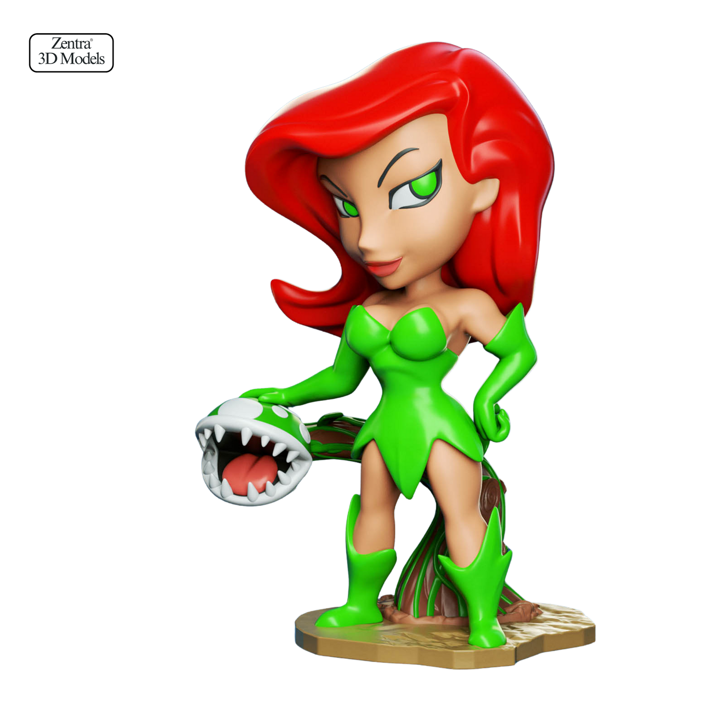 Poison Ivy 3D Print STL File – DC Comics Fan Art