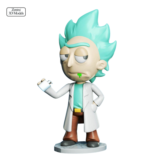 Rick Sanchez STL File – Rick and Morty 3D Print