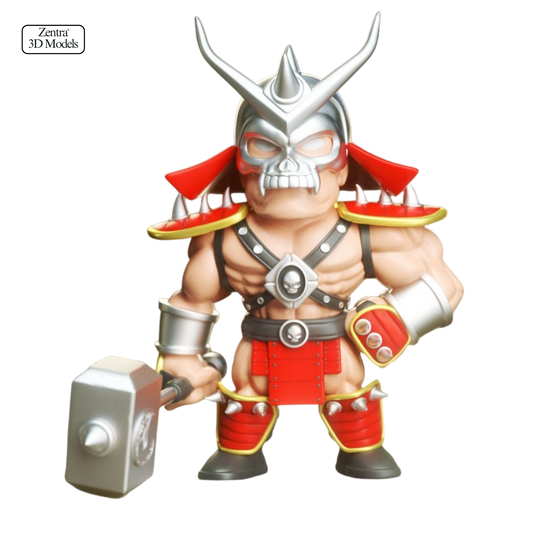 Shao Kahn STL 3D Print Model – Mortal Kombat Emperor Figurine