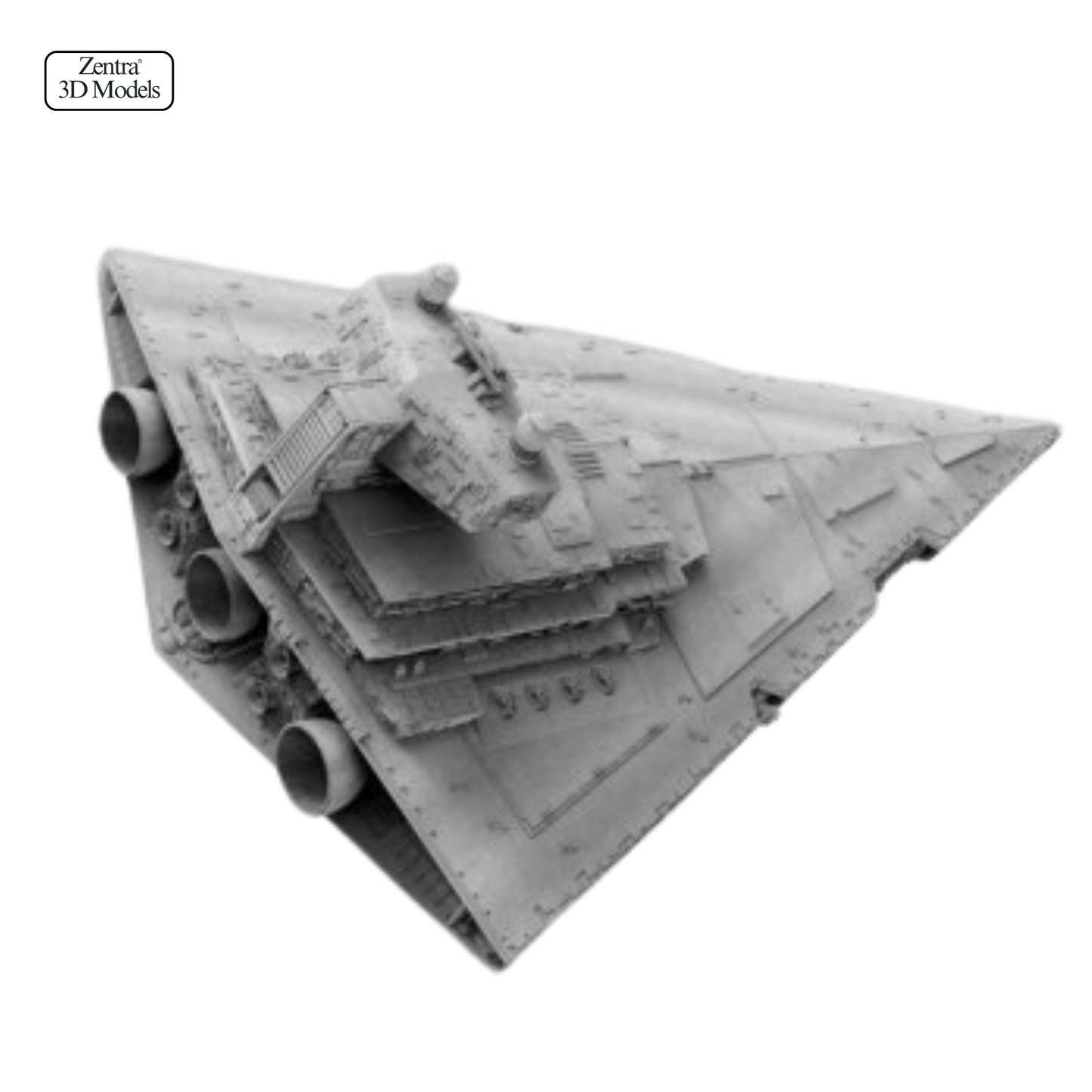 Star Destroyer STL File | Star Wars Fleet Ship 3D Print