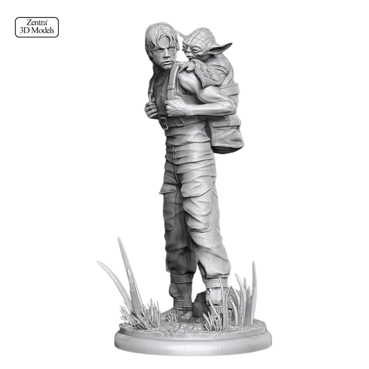 Luke Skywalker & Yoda Dagobah STL | Star Wars Training Scene