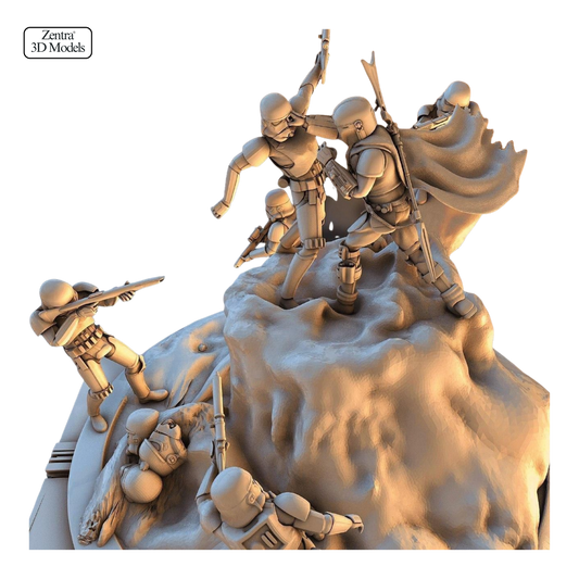 Clone Trooper STL | Star Wars Army 3D Print Model