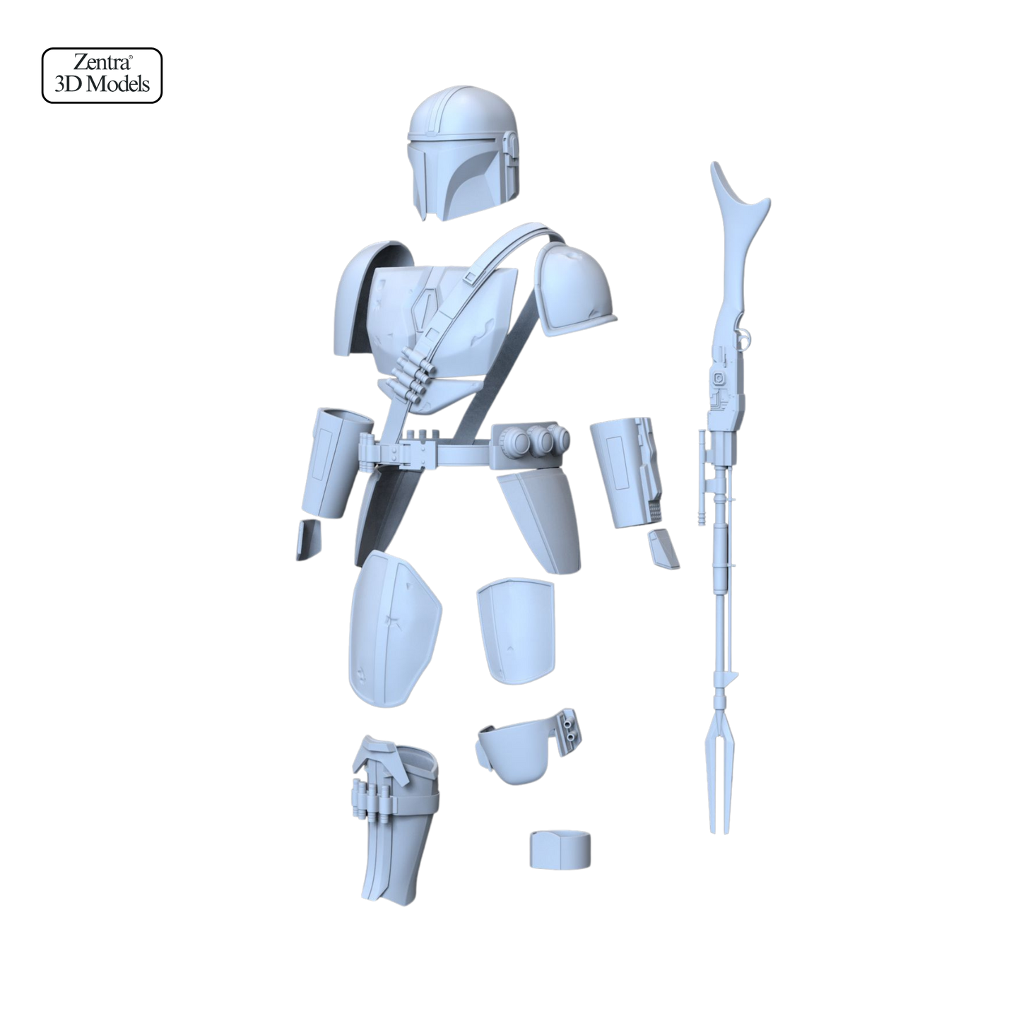 Mandalorian Armor Cosplay STL Kit