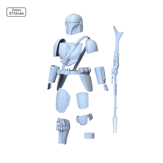 Mandalorian Armor Cosplay STL Kit